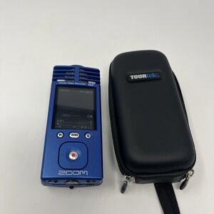 Zoom Q3 Handy Video Recorder Blue Pre owned  - Working Tested